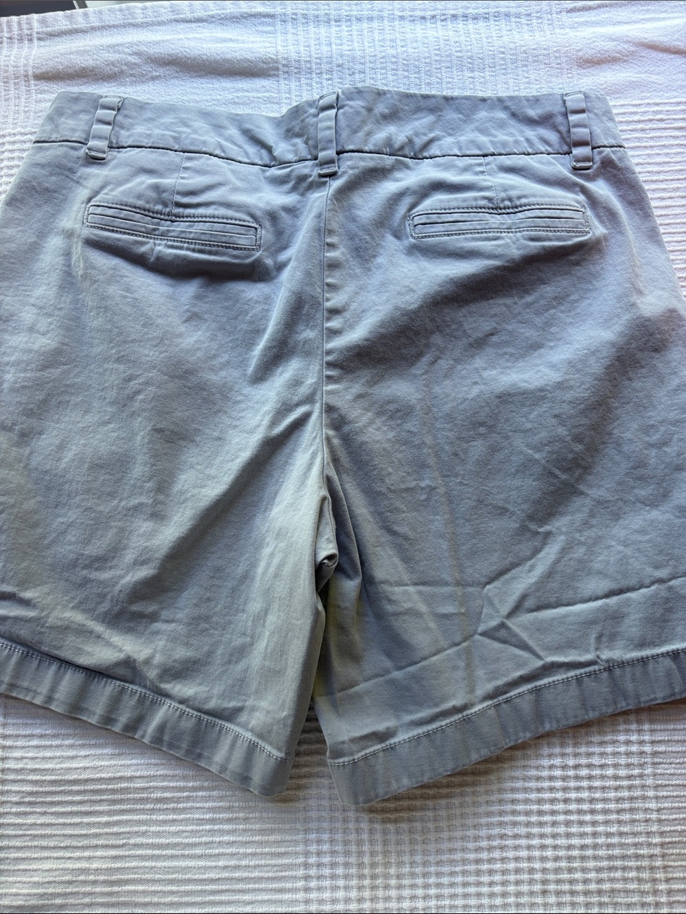 Tommy Hilfiger Light Gray Cotton Chino Shorts - Picture 2 of 4